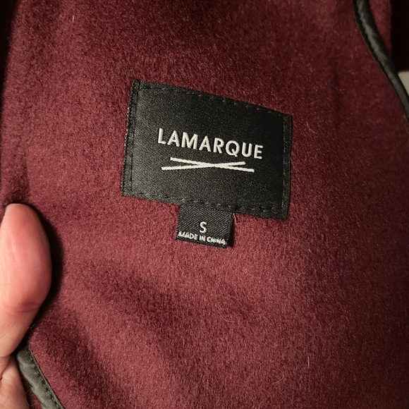 Lamarque Cocoon Coat - Picture 7 of 8